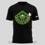 Seattle Storm X Hello Kitty Black Edition Graphic Shirt - Image 2