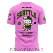 Seattle Storm X Hello Kitty Night 2026 Limited Edition Pink Shirt - Image 2