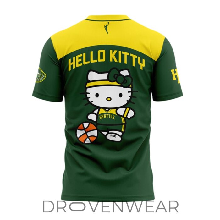 Seattle Storm X Hello Kitty Night 2026 Limited Edition Shirt - Image 3
