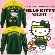 Seattle Storm X Hello Kitty Night 2026 Limited Edition Sweatshirt