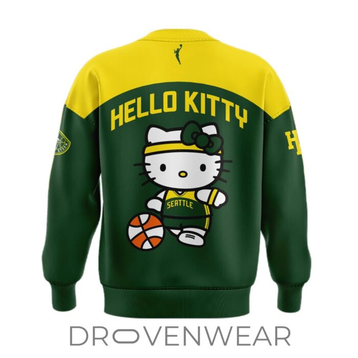 Seattle Storm X Hello Kitty Night 2026 Limited Edition Sweatshirt - Image 3