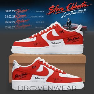 Sfera Ebbasta Live Tour 2027 AF1 Shose by Drovenwear.com