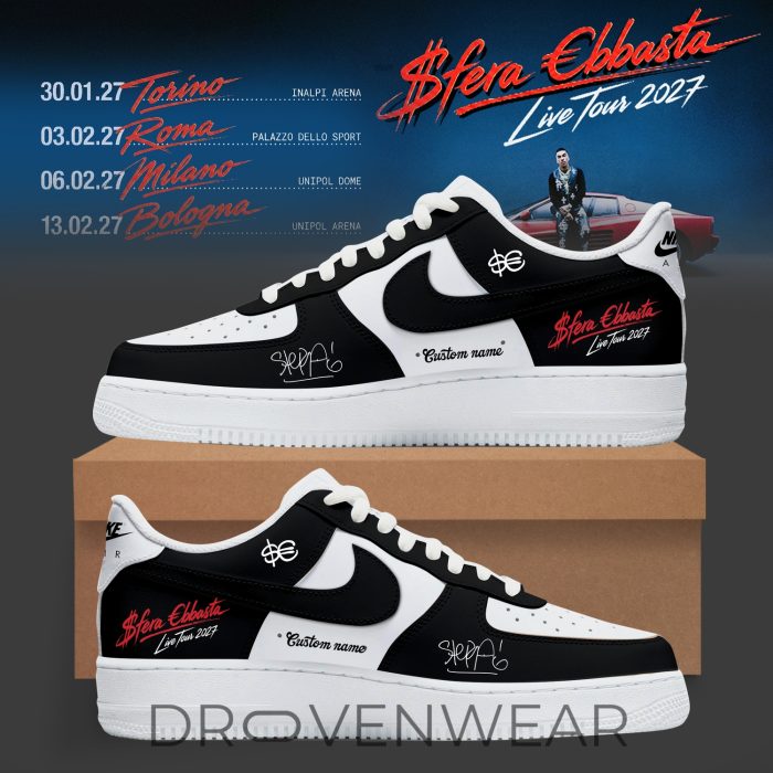 Sfera Ebbasta Live Tour 2027 AF1 Shose - Image 2