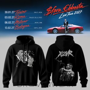 Sfera Ebbasta Live Tour 2027 Hoodie V5 by Drovenwear.com