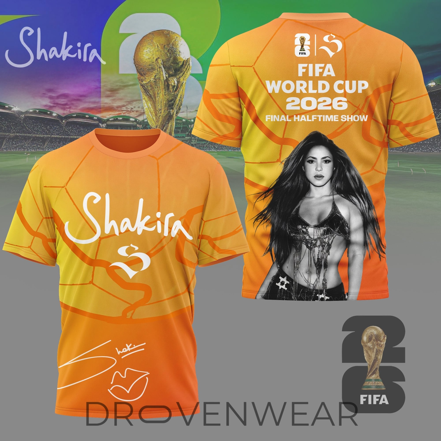 Shakira FIFA World Cup 2026 Final Halftime Show Celebration Shirt Shakira FIFA World Cup 2026 Final Halftime Show Celebration Shirt