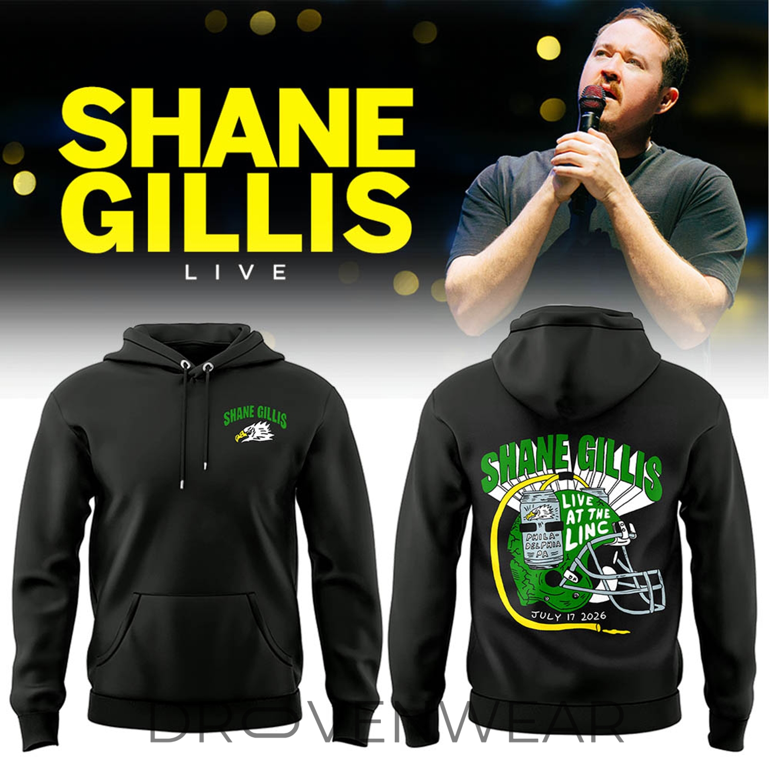 Shane Gillis Live At Lincoln Philadelphia Hoodie Ver3 Shane Gillis Live At Lincoln Philadelphia Hoodie Ver3