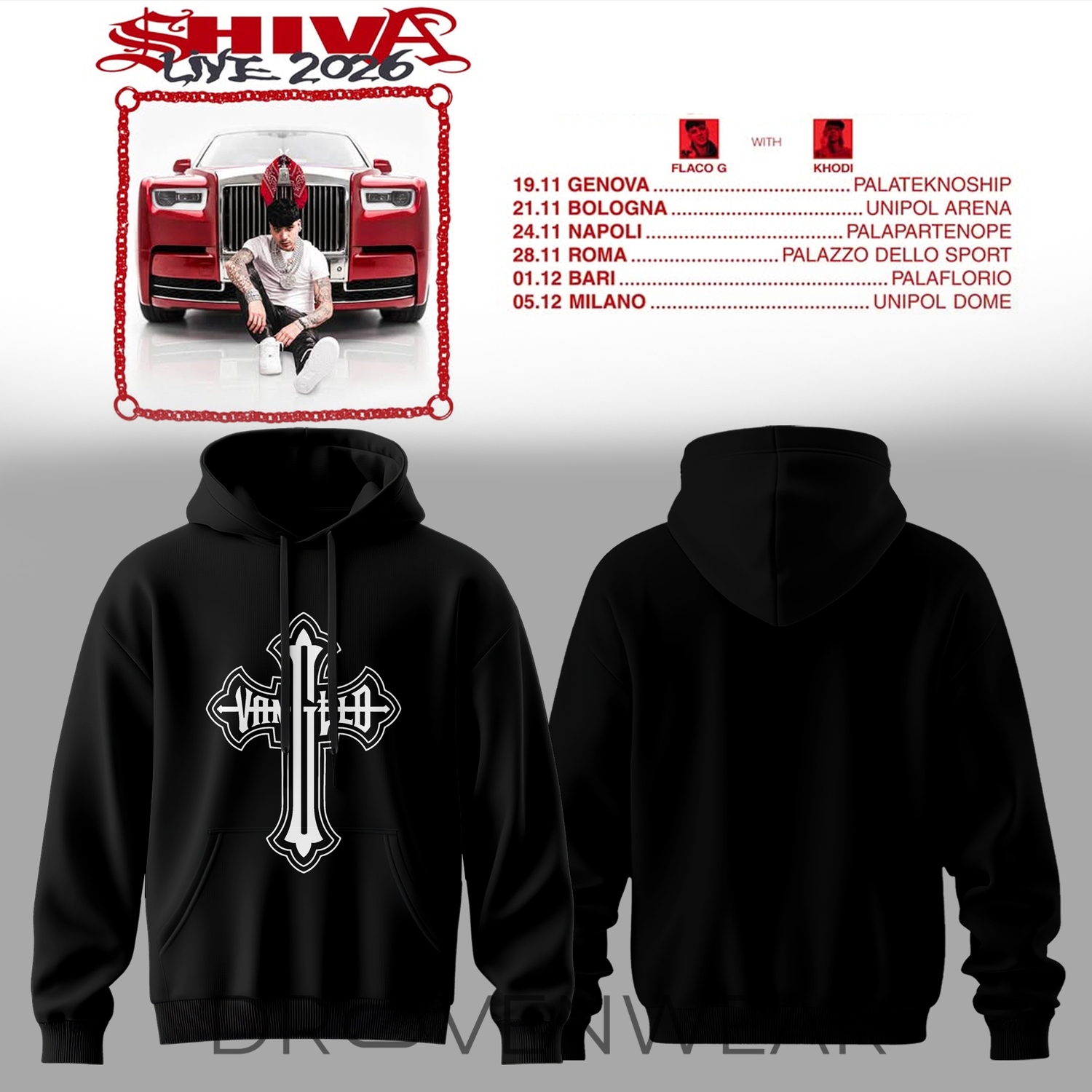 Shiva Live Tour 2026 Hoodie Shiva Live Tour 2026 Hoodie