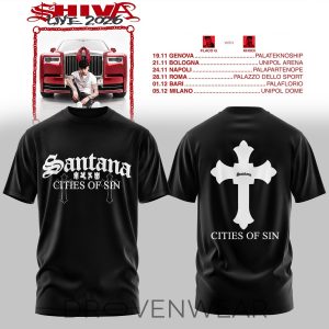 Shiva Live Tour 2026 TShirt by Drovenwear.com