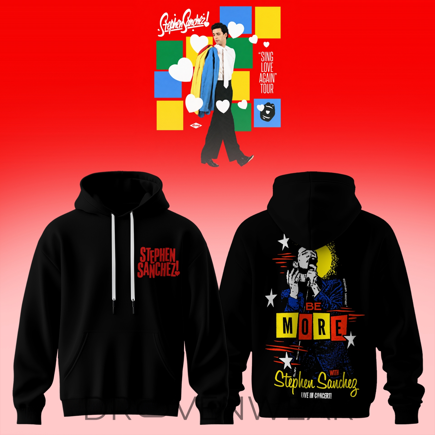 Sing Love Again Tour Premium 3D Hoodie - Be More Graphic Style Sing Love Again Tour Premium 3D Hoodie - Be More Graphic Style
