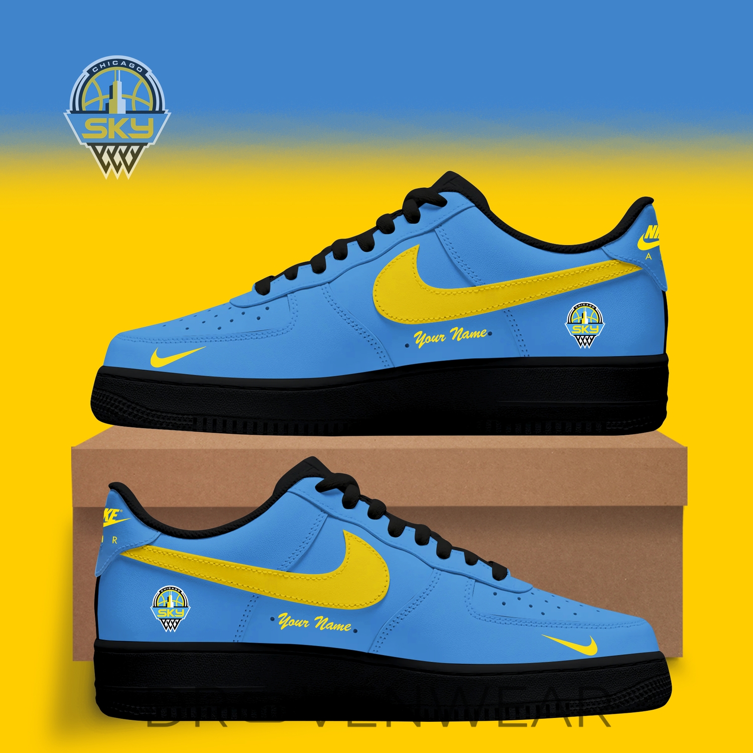 Sky WNBA x Back 2 Black Edition Nike Air Force 1 Low Custom For Fans V2 Sky WNBA x Back 2 Black Edition Nike Air Force 1 Low Custom For Fans V2