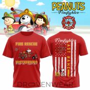 Snoopy Fire Rescue Brotherhood Personalized Shirt 2026