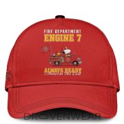 Snoopy Firefighter Always Ready Personalized Hoodie 2026 - Image 2