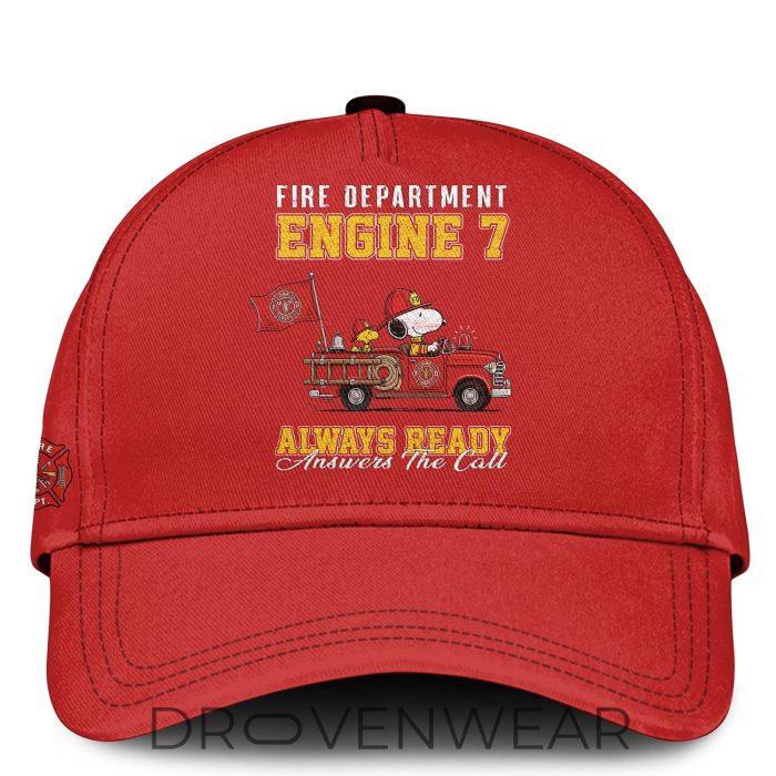 Snoopy Firefighter Always Ready Personalized T-Shirt 2026 - Image 2