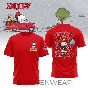 Snoopy Firefighter Personalized Shirt 2026 by Drovenwear.com