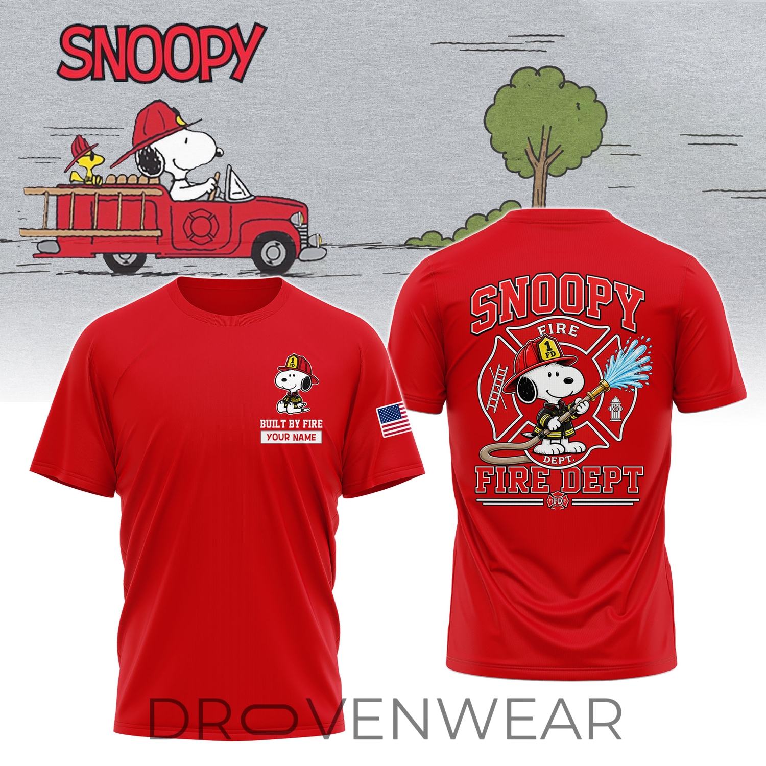 Snoopy Firefighter Personalized Shirt 2026 Snoopy Firefighter Personalized Shirt 2026