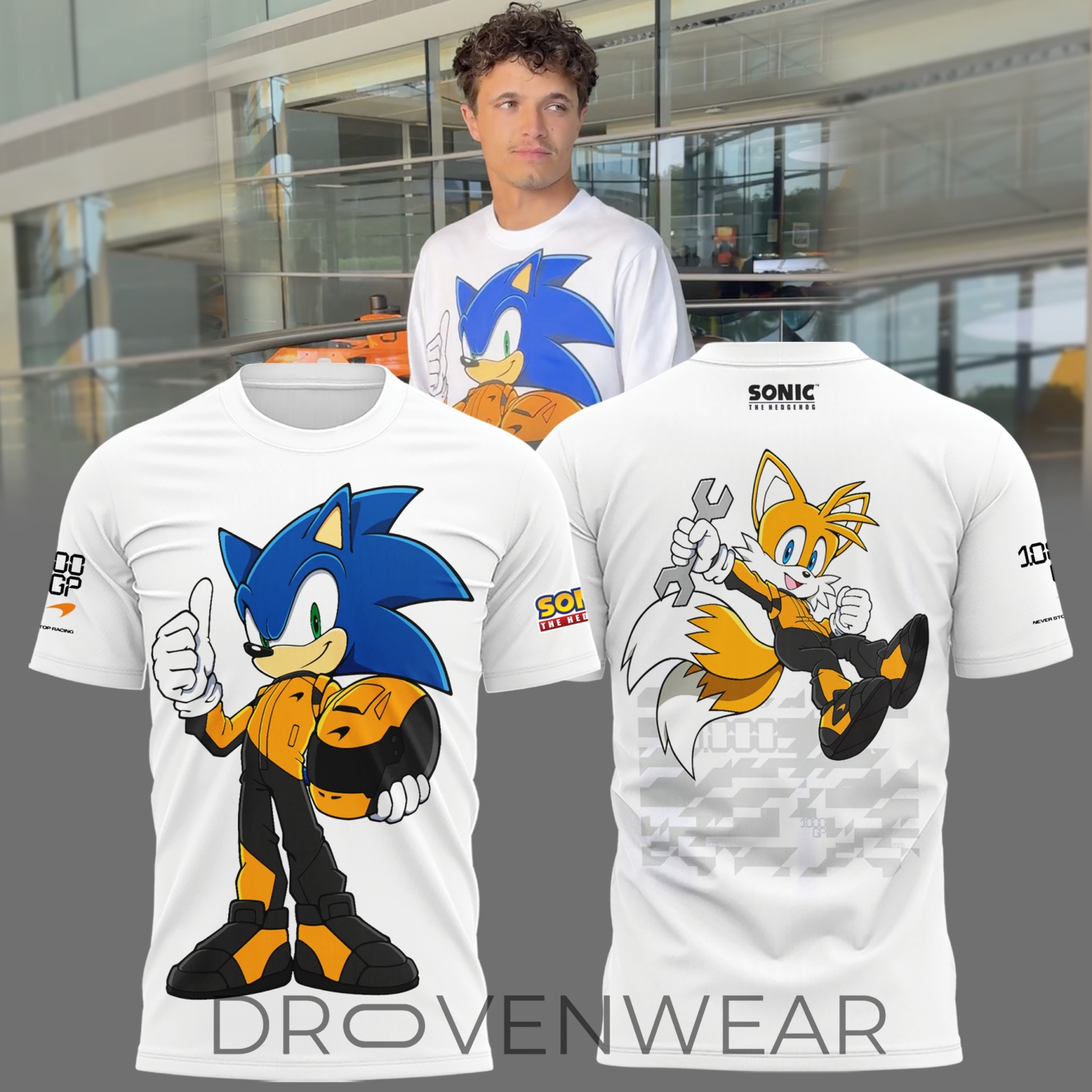 Sonic x McLaren F1 Florida GP 1000th Special Edition Shirt Sonic x McLaren F1 Florida GP 1000th Special Edition Shirt