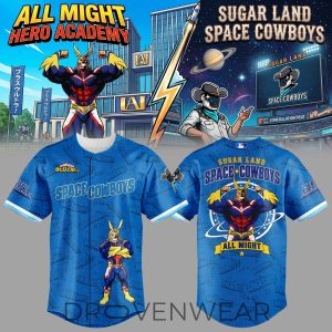 Space Cowboys Anime Night Baseball Jersey by Drovenwear.com