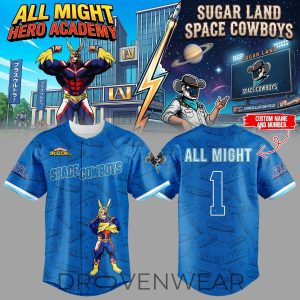Space Cowboys Anime Night Custom Baseball Jersey by Drovenwear.com