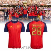 Spain 2026 Home FIFA World Cup Champions Edition #26 Soccer Jersey