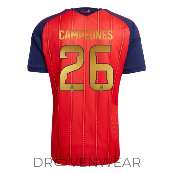 Spain 2026 Home FIFA World Cup Champions Edition #26 Soccer Jersey - Image 3