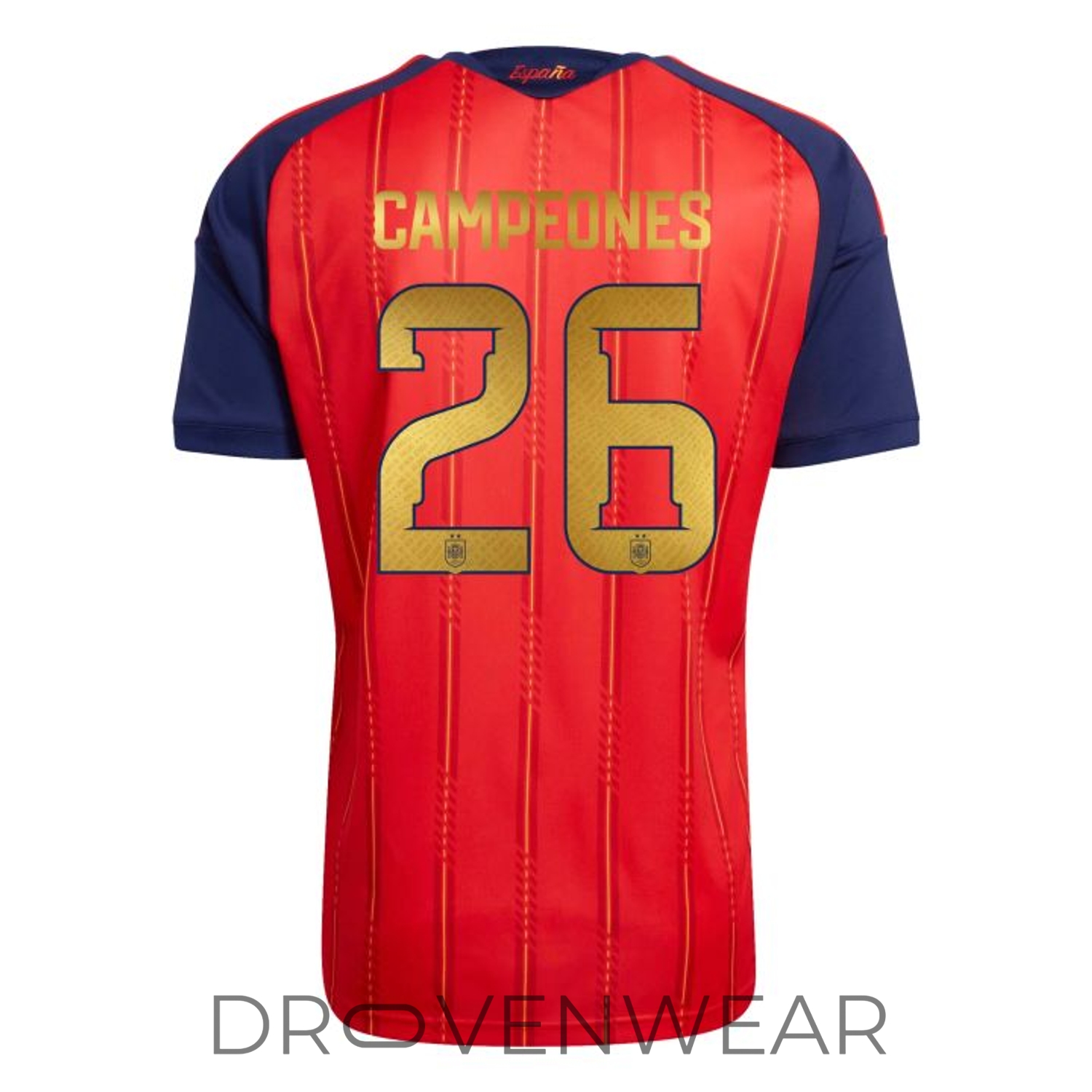 Spain 2026 Home FIFA World Cup Champions Edition #26 Soccer Jersey Spain 2026 Home FIFA World Cup Champions Edition #26 Soccer Jersey