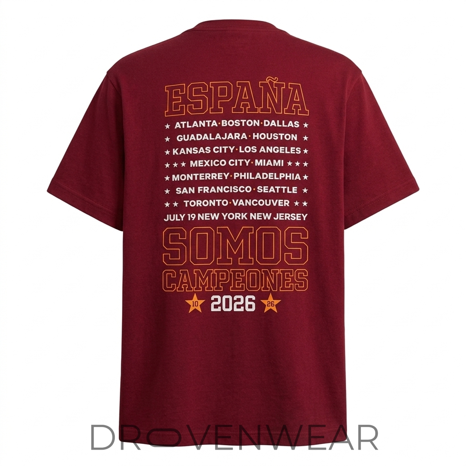 Spain FIFA World Cup 2026 Champions Somos Campeones Limited Edition Shirt Spain FIFA World Cup 2026 Champions Somos Campeones Limited Edition Shirt