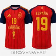 Spain Lamine Yamal FIFA World Cup 2026 Champions Limited Edition Jersey - Image 2