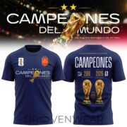 Spain National Team 2026 World Cup Victory T-shirt - Campeones Del Mundo