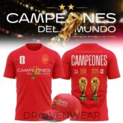 Spain National Team 2026 World Cup Victory T-shirt - Campeones Del Mundo - Image 3