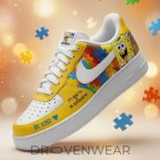 Spongebob Squarepants X Autism Awareness Special AF1 Sneakers