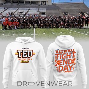 TEU Happens for a Reeses National Tight End Day 2026 Hoodie by Drovenwear.com