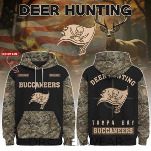 Tampa Bay Buccaneers Deer Hunting Limited Edition Hoodie by Drovenwear.com