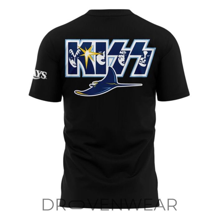 Tampa Bay Rays x KISS Forever Band XXX Years on Fire Anniversary Tour 2026 Shirt - Image 3