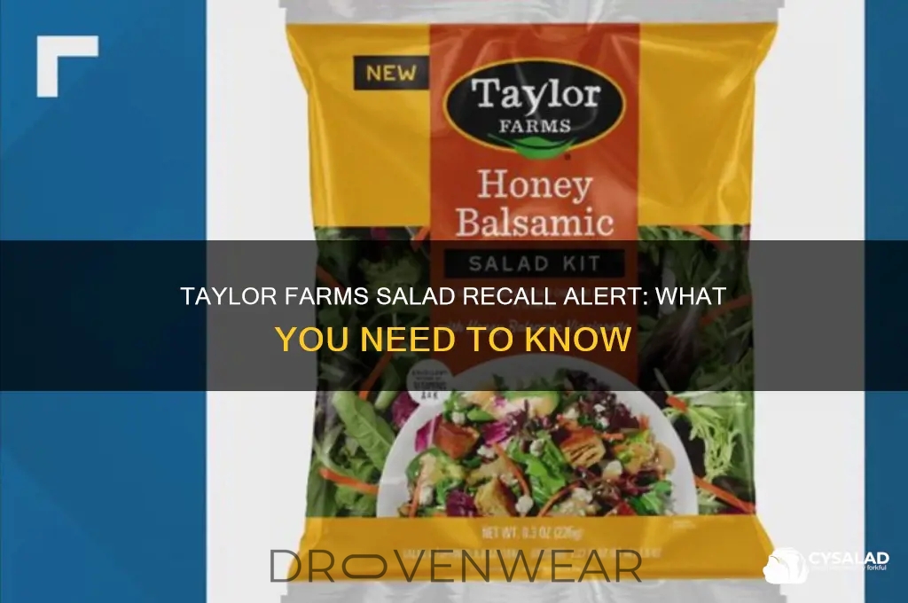 Taylor Farms Lettuce Recall: What You Need to Know