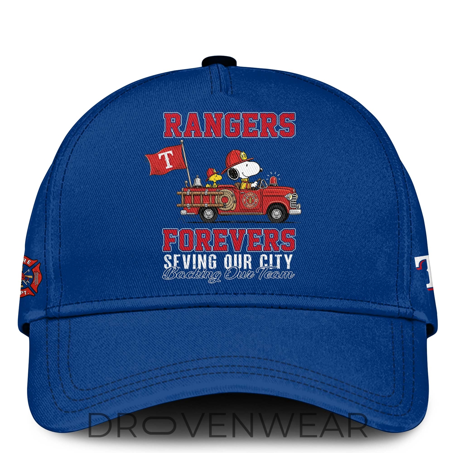 Texas Rangers Snoopy Firefighter Personalized Blue Shirt 2026 Texas Rangers Snoopy Firefighter Personalized Blue Shirt 2026