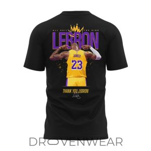 Thank you LeBron Los Angeles Lakers TShirt by Drovenwear.com