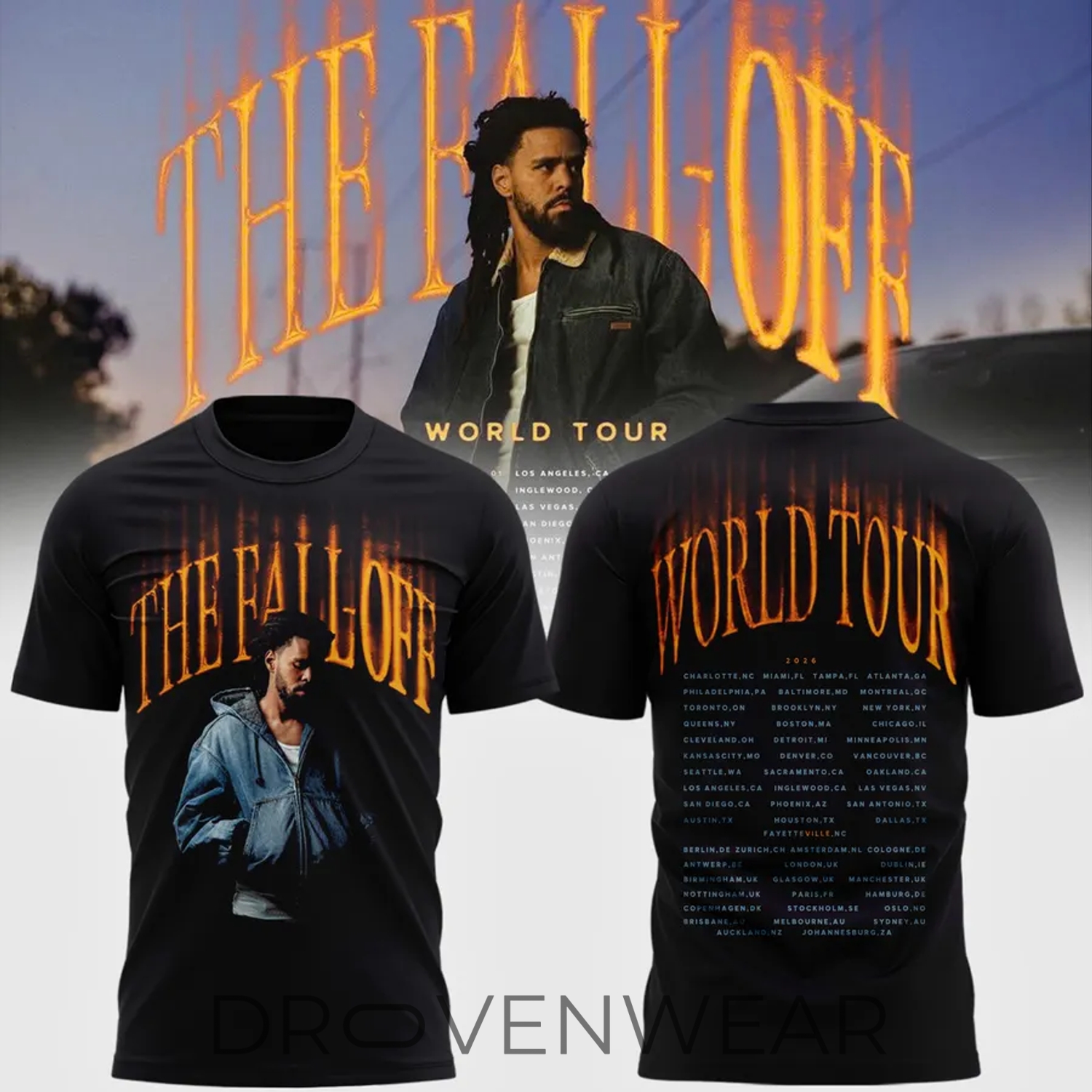 The Fall-Off World Tour Limited Edition Shirt The Fall-Off World Tour Limited Edition Shirt