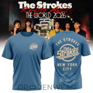 The Strokes Reality Awaits Tour 2026 Limited Edition Shirt by Drovenwear.com