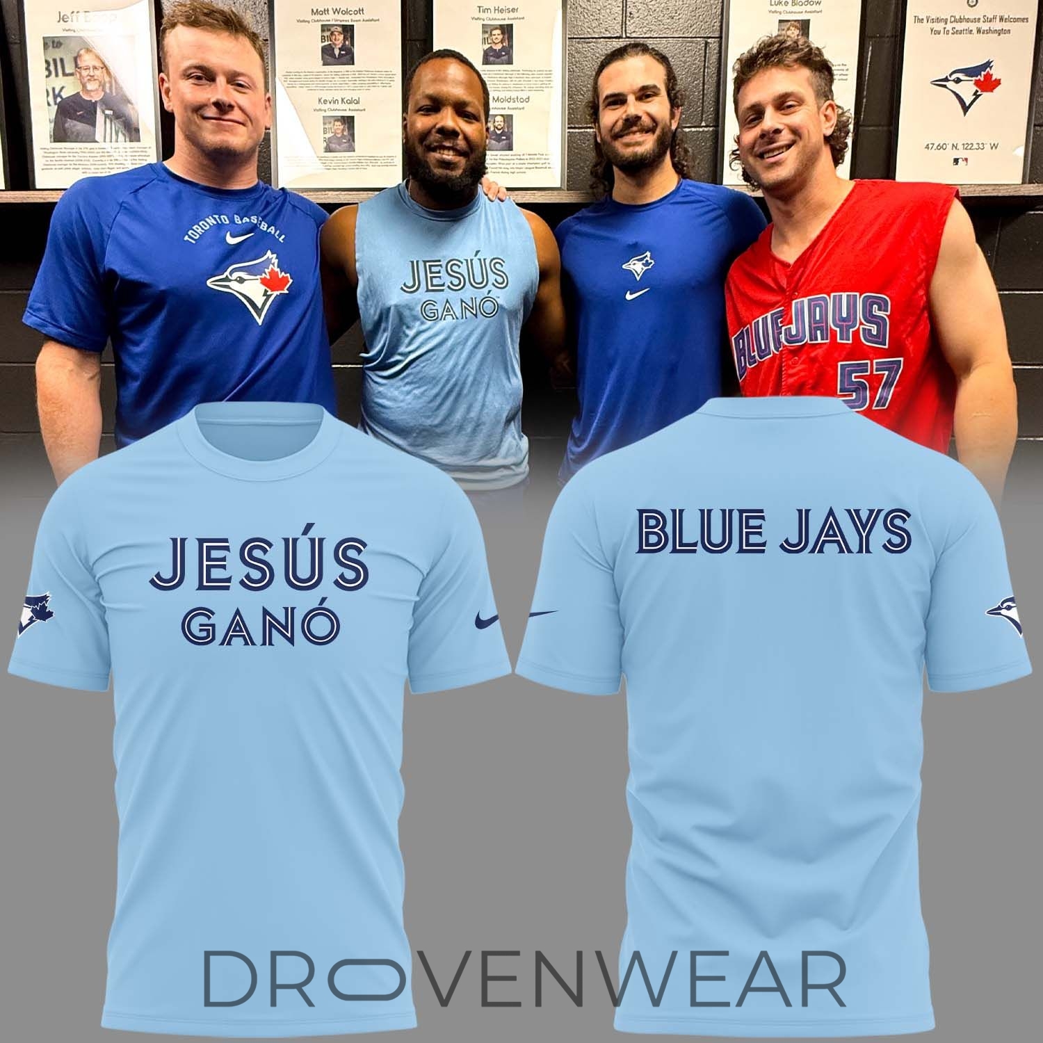 Toronto Blue Jays Jesús Ganó T-Shirt 2026 Toronto Blue Jays Jesús Ganó T-Shirt 2026