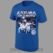 Toronto Blue Jays Kazuma Okamoto 2026 Player Tribute Graphic T-Shirt - Image 2