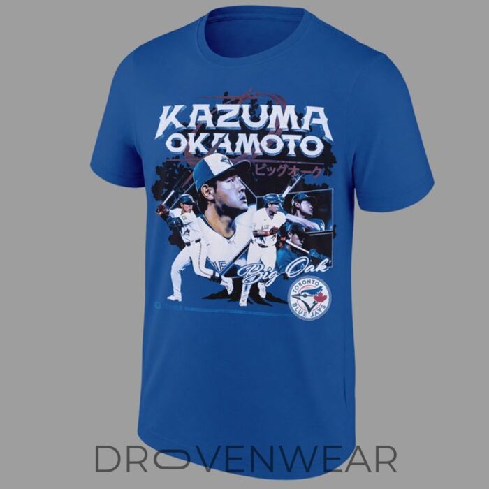 Toronto Blue Jays Kazuma Okamoto 2026 Player Tribute Graphic T-Shirt - Image 2