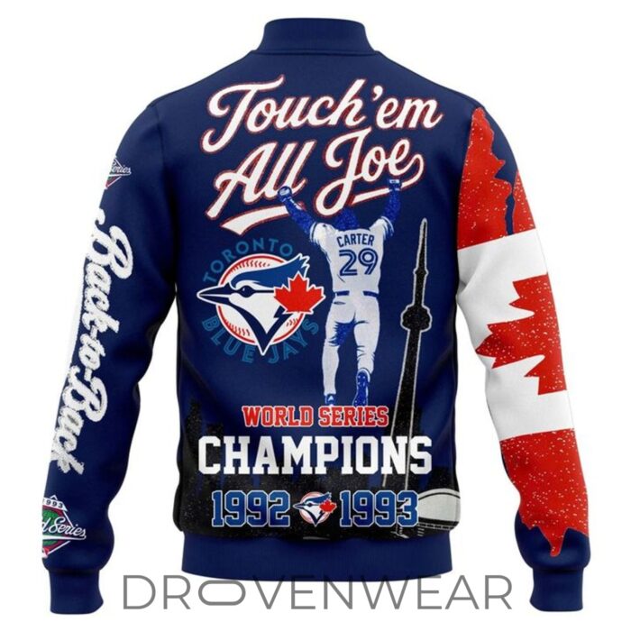 Toronto Blue Jays "touch 'em All Joe!" Limited Edition 2026  Baseball Jacket - Image 3