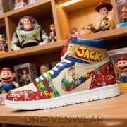 Toy Story X Autism Awareness Custom Name AJ1 Sneakers