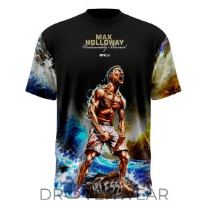UFC 329 Max Holloway Undeniably Blessed Limited Edition Shirt by Drovenwear.com