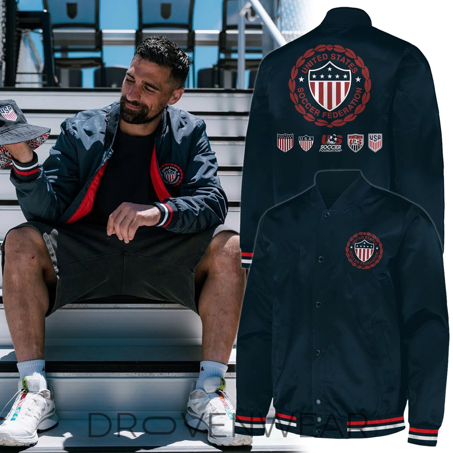 US Soccer Foundation Hoodie - Unisex Black and White Raglan Pullover Sweatshirt - Team USA Football Fan Gear Streetwear US Soccer Foundation Hoodie - Unisex Black and White Raglan Pullover Sweatshirt - Team USA Football Fan Gear Streetwear