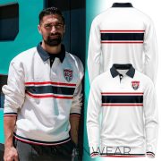 USA Soccer Federation Raglan Hoodie - Men's Sporty Black & White Hooded Sweatshirt - Image 4