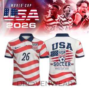 USA Special World Cup 2026 Limited Edition Polo by Drovenwear.com