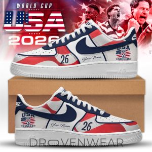 USA Special World Cup 2026 Limited Edition Shoes by Drovenwear.com