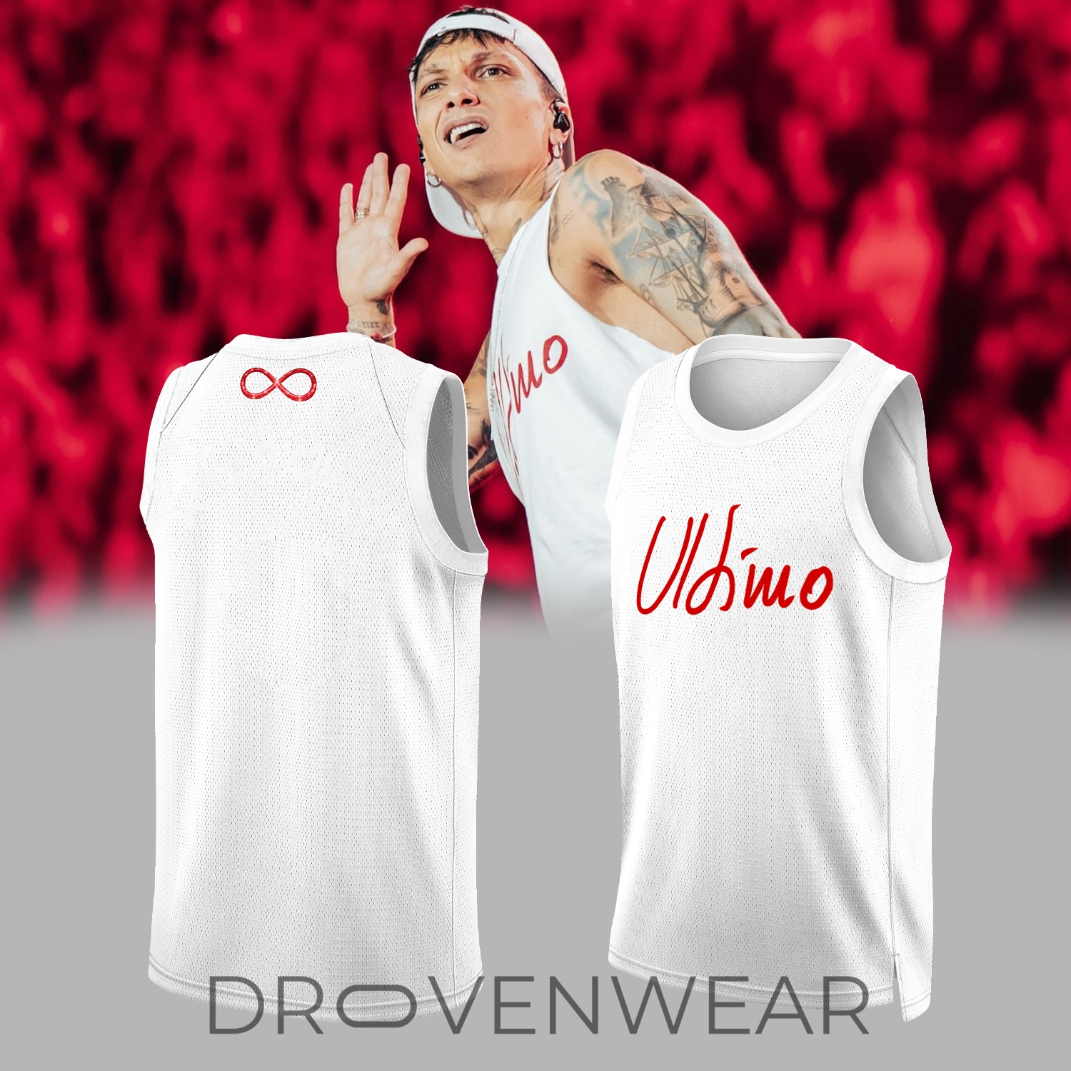 Ultimo Stadi 2027 - La Favola Continua Basketball Jersey White Ultimo Stadi 2027 - La Favola Continua Basketball Jersey White