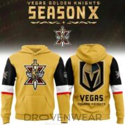 Vegas Golden Knights 10th Season Logo 2026 Special Edition Hoodie - Image 3